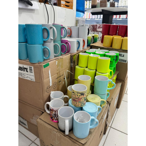 Saldão 5 Unidades de Caneca de Cerâmica Saldão 5 Unidades de Caneca de Cerâmica
