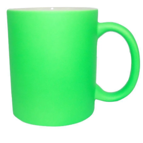 Caneca Cer. 325ml - Verde Fluorescente Fosca Live Caneca Cer. 325ml - Verde Fluorescente Fosca Live