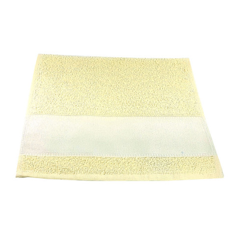 Toalha Lavabo Para Sublimaçao Amarelo Claro Toalha Lavabo Para Sublimaçao Amarelo Claro