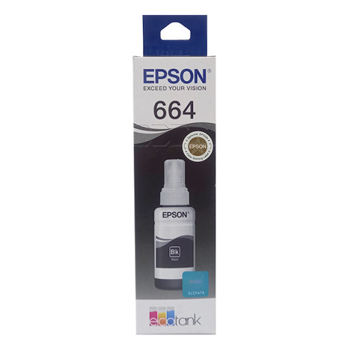 Tinta Epson Original T664120 70ml Preto Tinta Epson Original T664120 70ml Preto